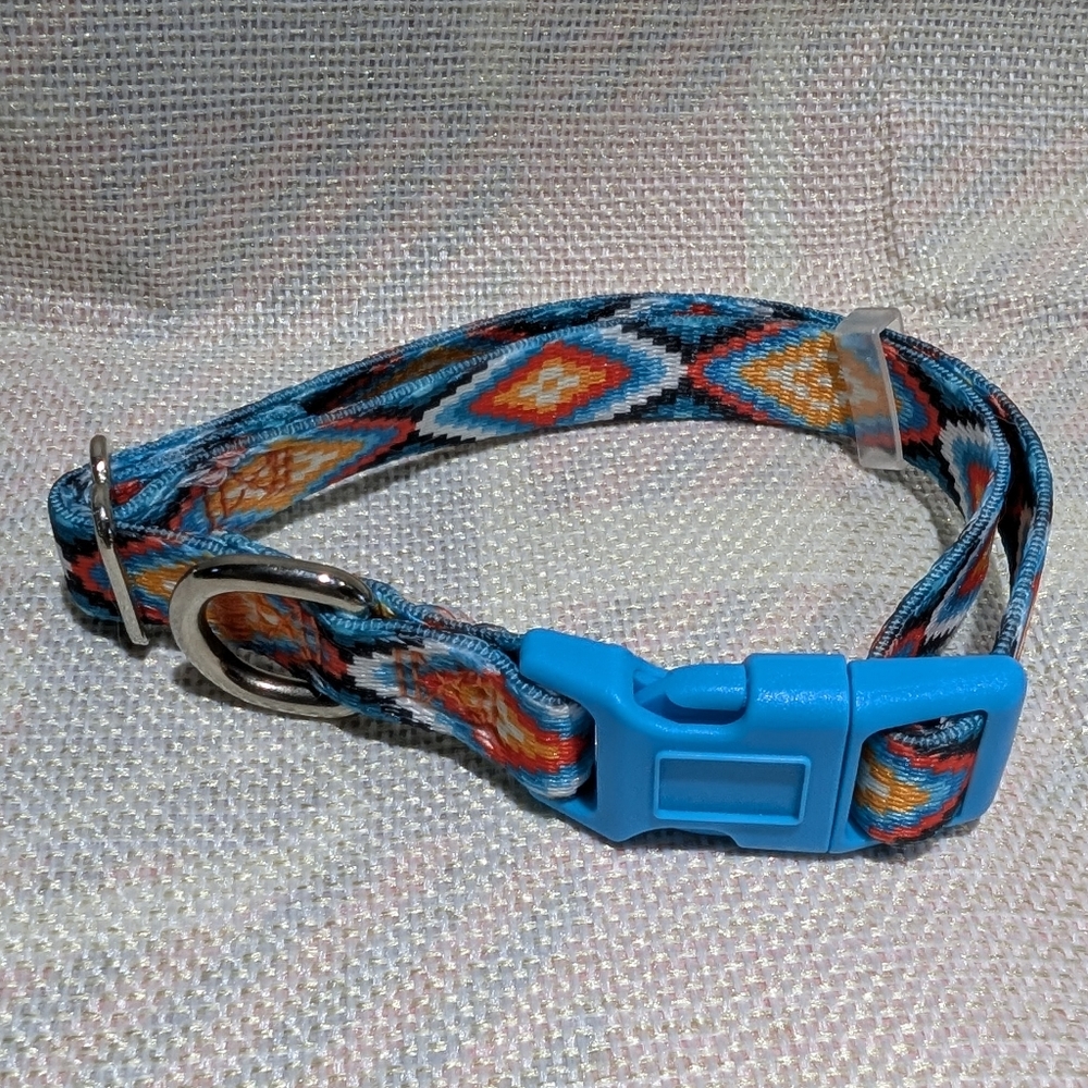 🔥Colorful Pet Collar Size Medium Adjustable